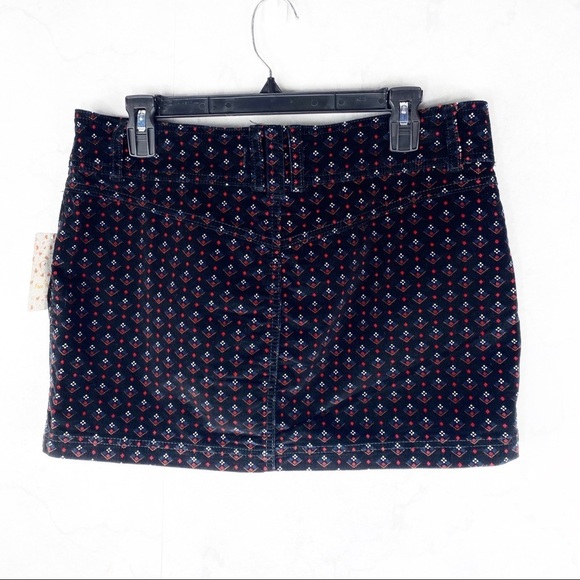 [Free People] Joanie Printed Cord Skirt - Picture 12 of 15